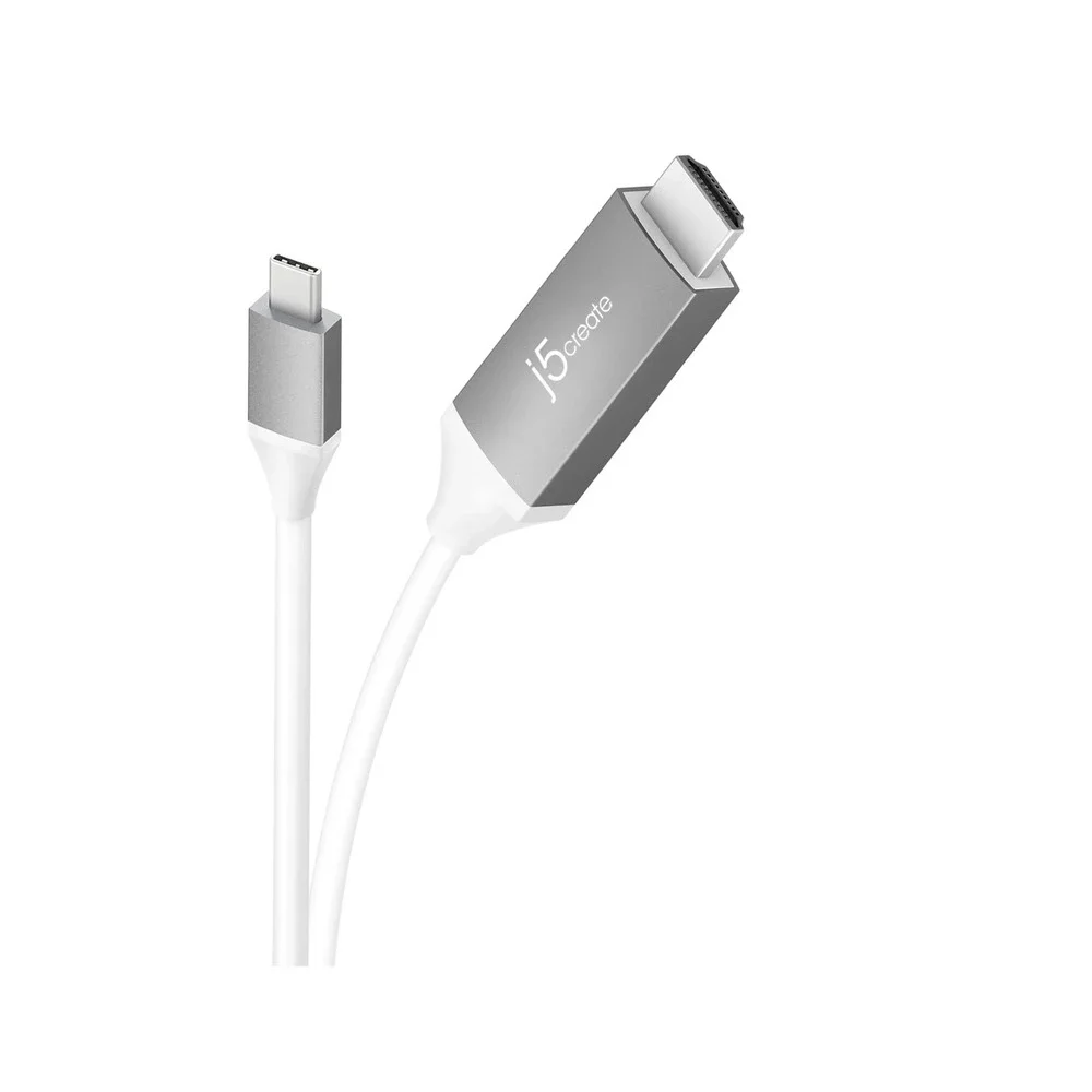 j5create USB-C to HDMI 4K Cable JCC153G‎ – 6ft 18Gbps Video Adapter 4K@60Hz